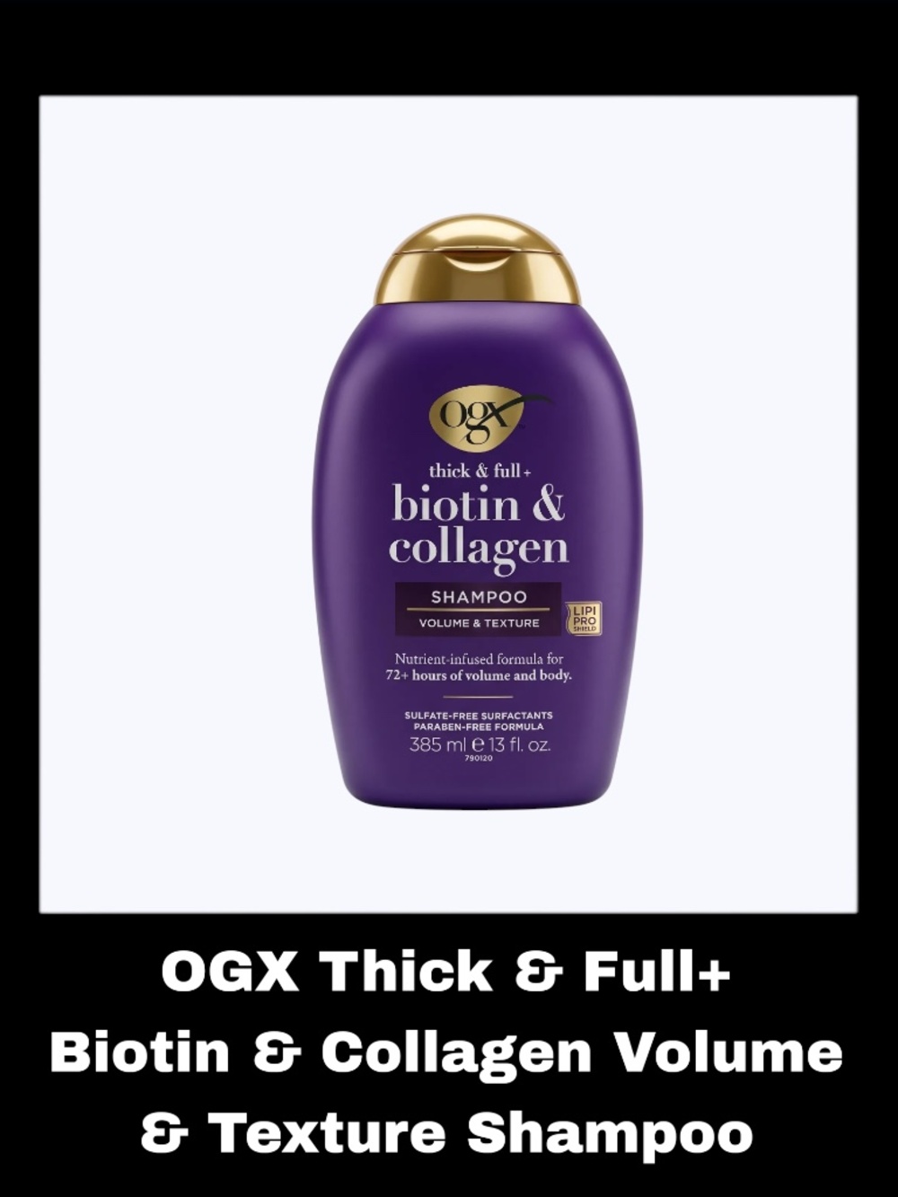 OGX Thick & Full + Biotin & Collagen 13.0 Fluid Ounces Volume & Texture Shampoo